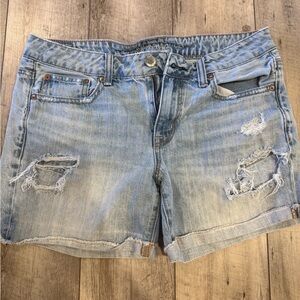 American eagle 8 midi Jean shorts